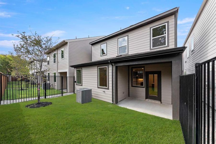 Front exterior of a new home in Sereno Oaks at Buckner Terrace, Dallas, TX, highlighting curb appeal (Image 1). Front exterior of a new home in Sereno Oaks at Buckner Terrace, Dallas, TX, highlighting curb appeal (Image 1).