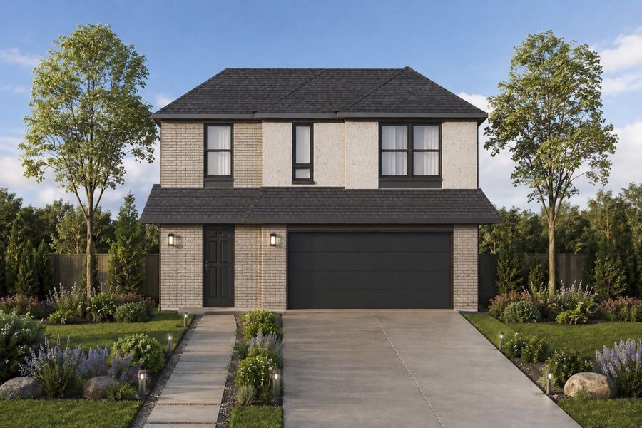 Representative exterior photo of a completed home built from the The Sablewood by Lillian Custom Homes in Tabor Ranch, Ponder, TX (Image 6). Representative exterior photo of a completed home built from the The Sablewood by Lillian Custom Homes in Tabor Ranch, Ponder, TX (Image 6).