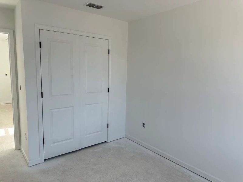 Secondary Bedroom Closet Construction Progress