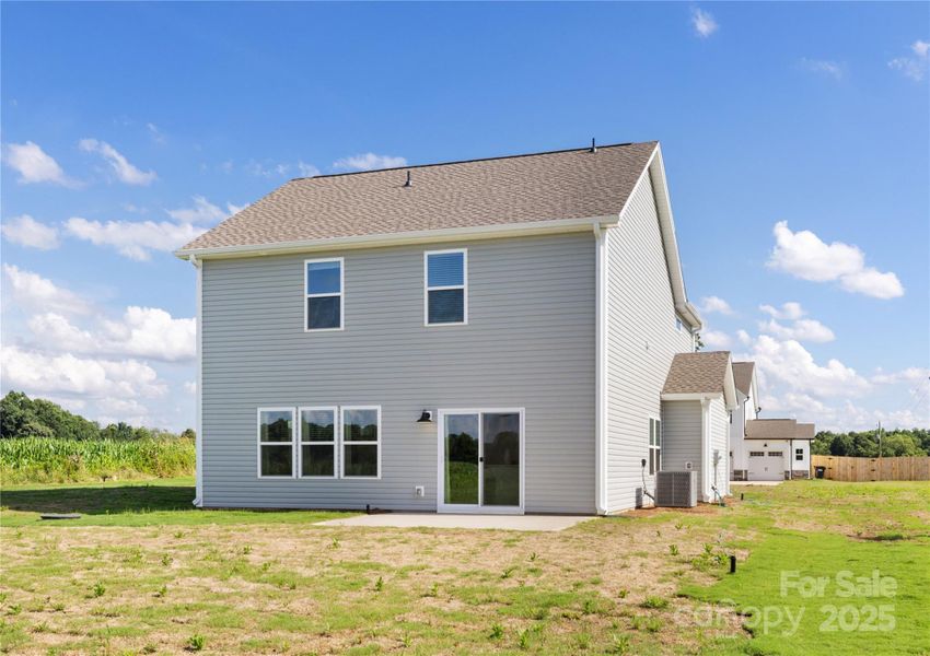 Exterior details and patio area of a home in , New London (Image 3).