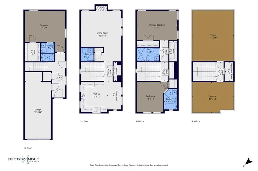 2D floor plan layout of this home in , Dallas, TX (Image 3).