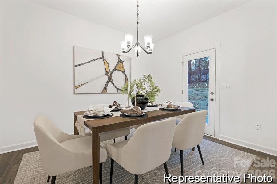 Furnished interior view inside a new home in Shay Crossing, Salisbury (Image 6).