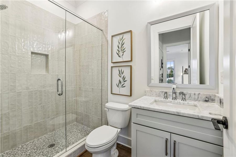 Furnished interior view inside a new home in , Dawsonville (Image 10).