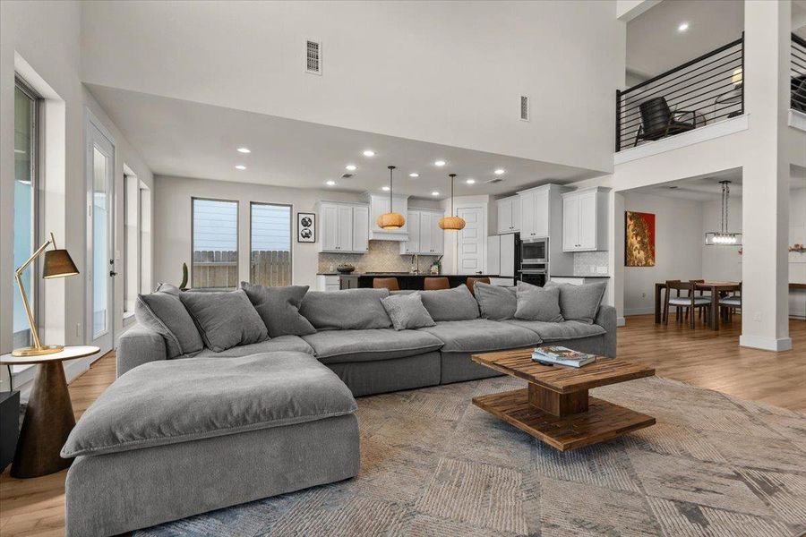 Furnished interior view inside a new home in Easton Park, Austin (Image 8).