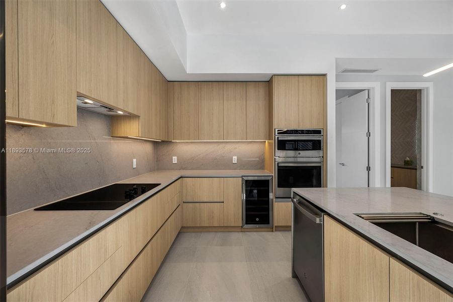 Furnished interior view inside a new home in , Miami (Image 38).