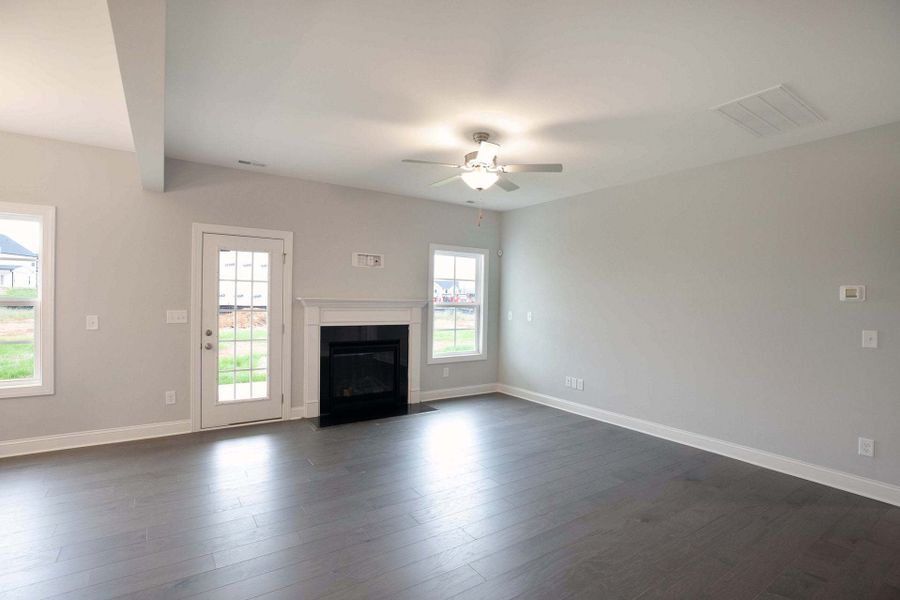 Representative unfurnished interior of a home built from the Clayton by Caviness & Cates Communities in Bartlett Manor, Youngsville (Image 127).