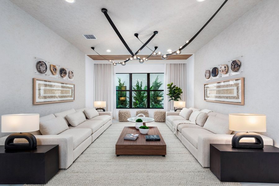 Representative furnished interior of a home built from the Mariana by GL Homes in Lotus Edge, Boca Raton (Image 8).