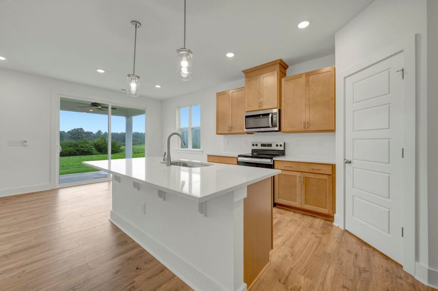 Furnished interior view inside a new home in Fox Field Farms, Broadway (Image 6).