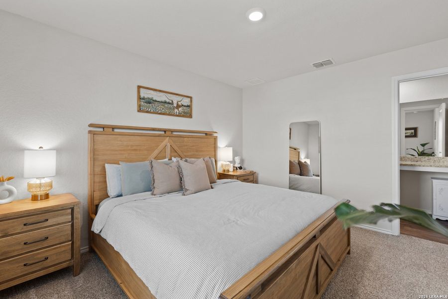 Furnished interior view inside a new home in , San Antonio (Image 13).