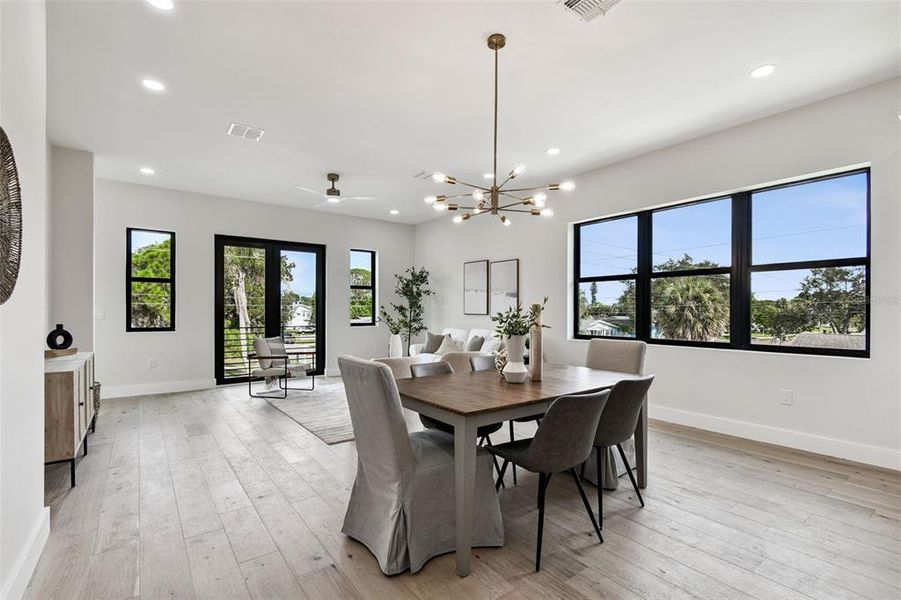 Furnished interior view inside a new home in , St. Petersburg (Image 12).