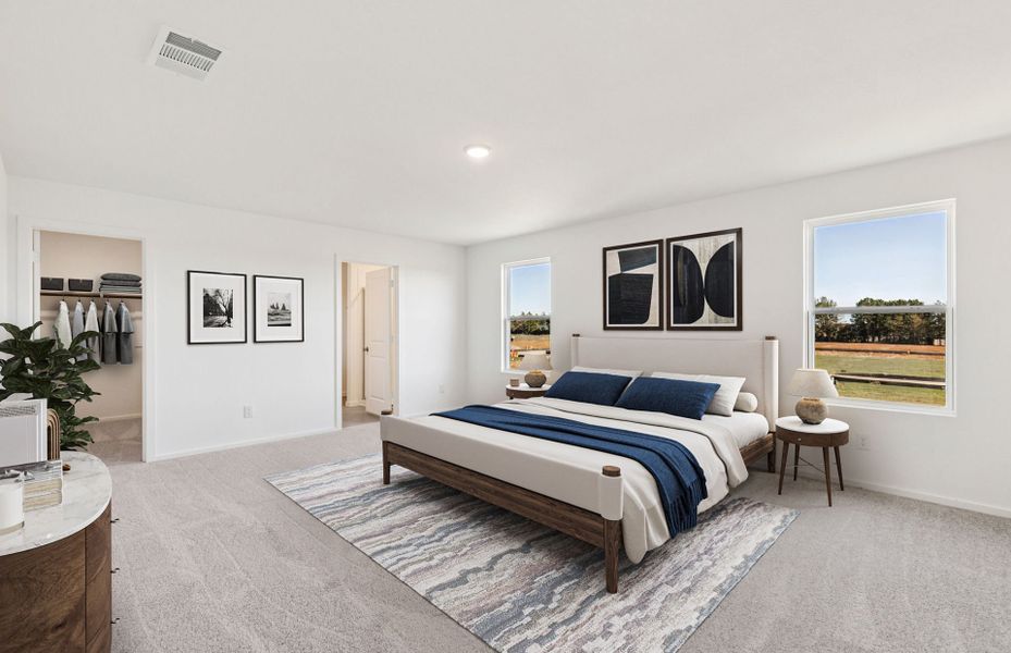 Furnished interior view inside a new home in Montgomery Bend, Montgomery (Image 12).