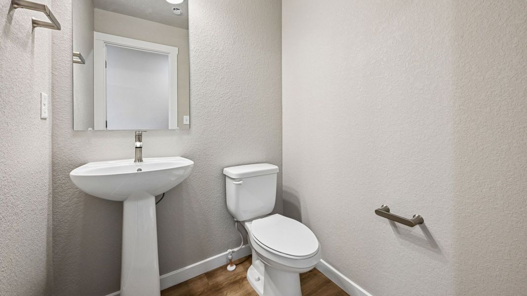 Furnished interior view inside a new home in Windler Townhomes, Aurora (Image 26). Furnished interior view inside a new home in Windler Townhomes, Aurora (Image 26).