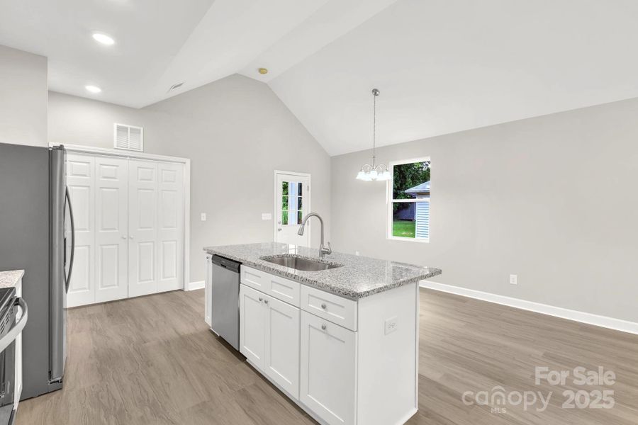 Furnished interior view inside a new home in , Statesville (Image 14).