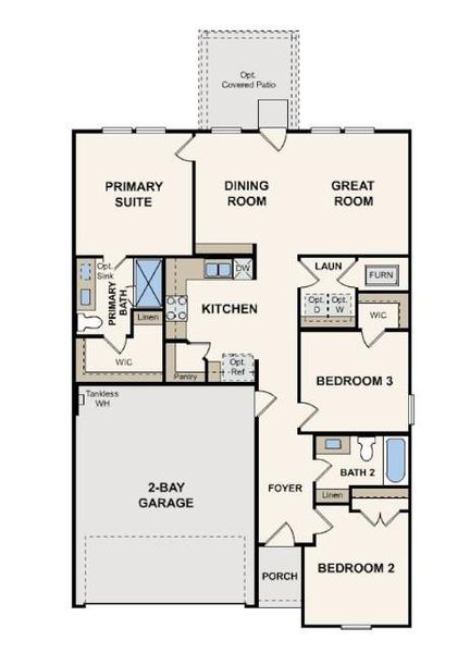 2D floor plan layout of this home in Pearlbrook, Texas City, TX (Image 2). 2D floor plan layout of this home in Pearlbrook, Texas City, TX (Image 2).