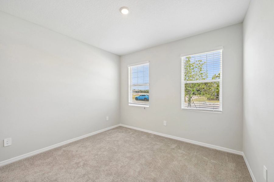 Guest suite located off the front of the home