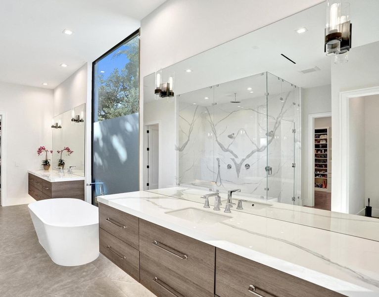 Furnished interior view inside a new home in , Sea Ranch Lakes (Image 27). Furnished interior view inside a new home in , Sea Ranch Lakes (Image 27).