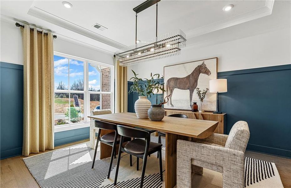 Furnished interior view inside a new home in Creekside at Skelton, Jefferson (Image 26).