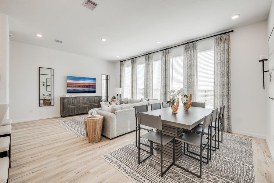 Furnished interior view inside a new home in Bridgeland, Cypress (Image 15).