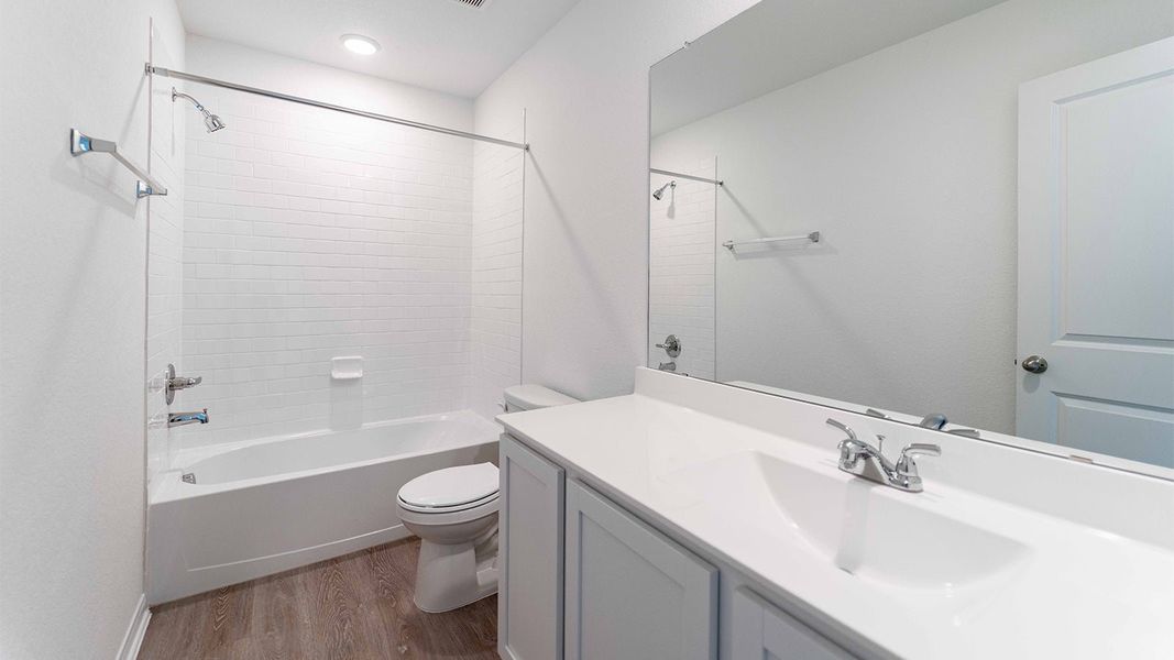 Furnished interior view inside a new home in Katzer Ranch, Converse (Image 9).