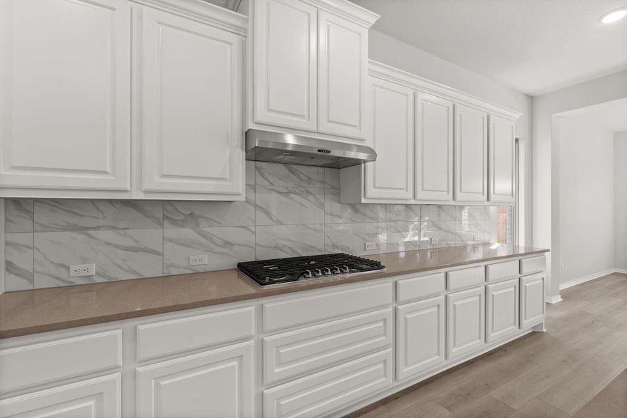 Built-in Range in Kitchen