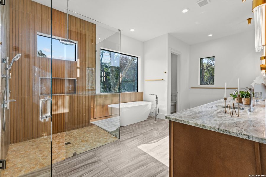 Furnished interior view inside a new home in , Boerne (Image 28).