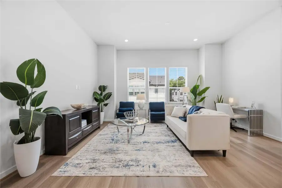 Furnished interior view inside a new home in Fulton Crossing, Houston (Image 4).
