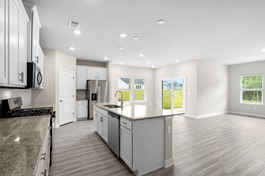 Furnished interior view inside a new home in Cypress Ridge - The Coastline Series, Longs (Image 6).