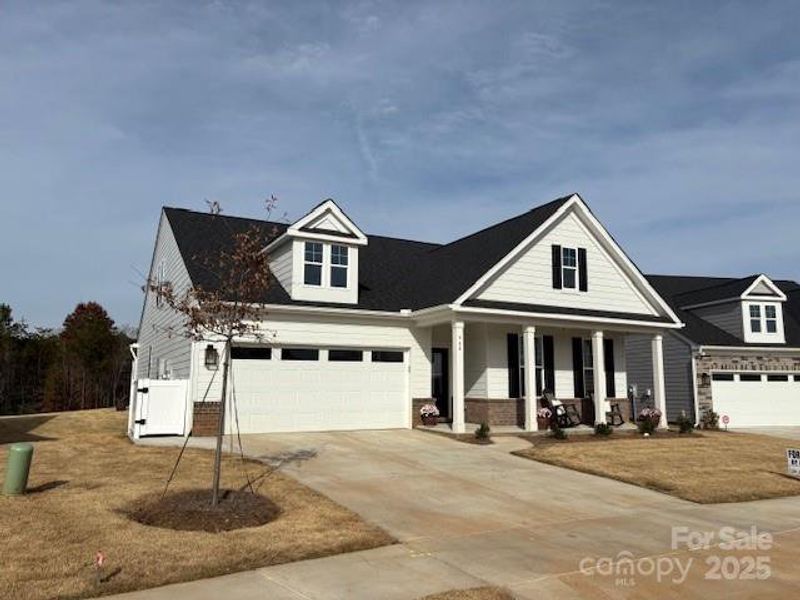 Front exterior of a new home in , Sherrills Ford, NC, highlighting curb appeal (Image 2). Front exterior of a new home in , Sherrills Ford, NC, highlighting curb appeal (Image 2).