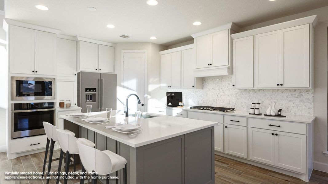 Furnished interior view inside a new home in Lariat 50', Liberty Hill (Image 5).