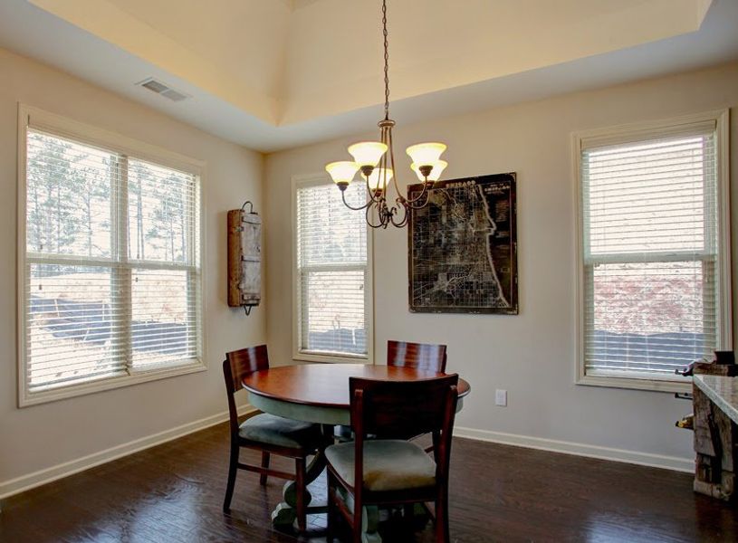 Representative furnished interior of a home built from the The Stratton by Bamford and Company in Rowland Springs, Cartersville (Image 9).