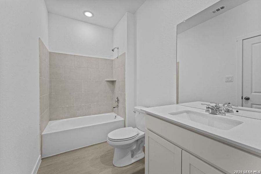 Furnished interior view inside a new home in Sky Ranch, New Braunfels (Image 5).