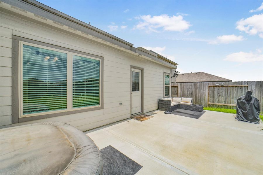Exterior details and patio area of a home in Binford Creek, Waller (Image 29). Exterior details and patio area of a home in Binford Creek, Waller (Image 29).