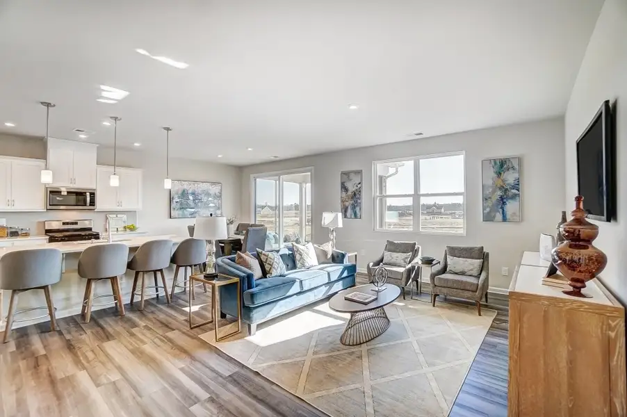 Representative furnished interior of a home built from the Cascades by Mattamy Homes in McAlister Creek, Clayton (Image 3).