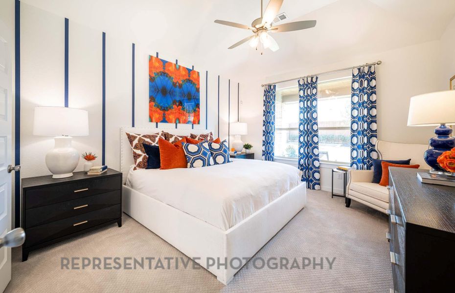 Furnished interior view inside a new home in Brookewater, Rosenberg (Image 7).