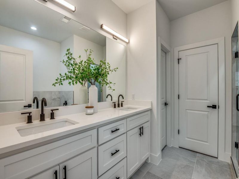 Furnished interior view inside a new home in , Dallas (Image 15).