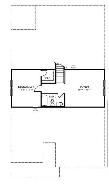 2D floor plan layout of this home in , Canton, GA (Image 5).