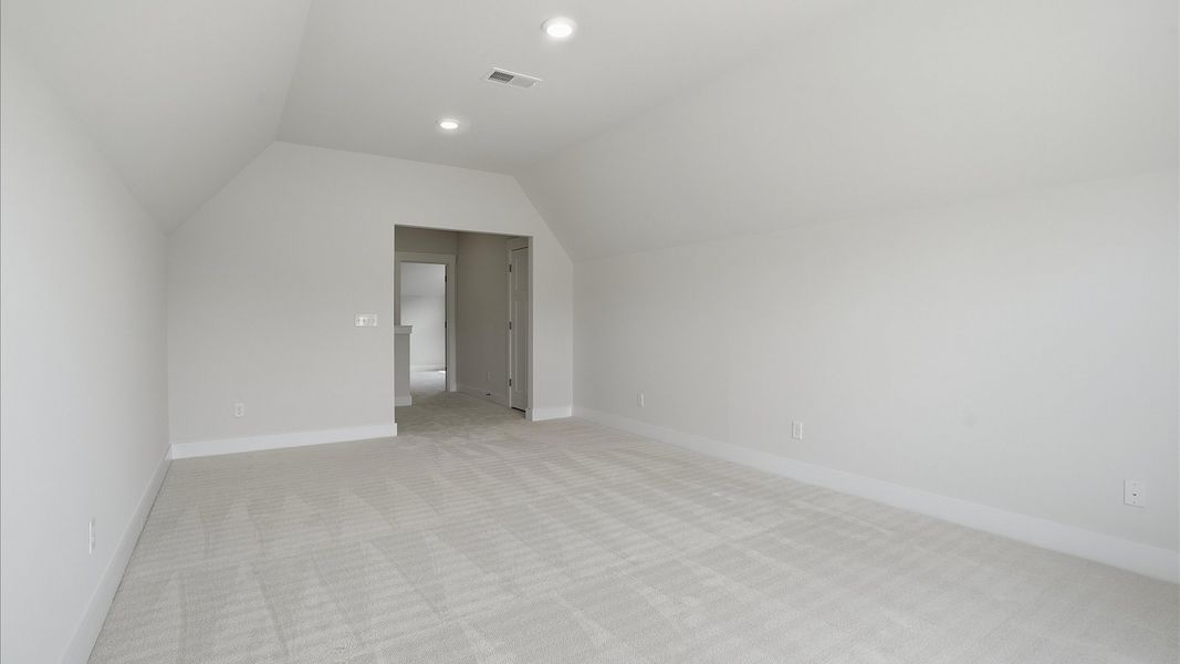 Memorable upstairs bonus area with plush carpeting and a bright, welcoming atmosphere located in Greenville, SC