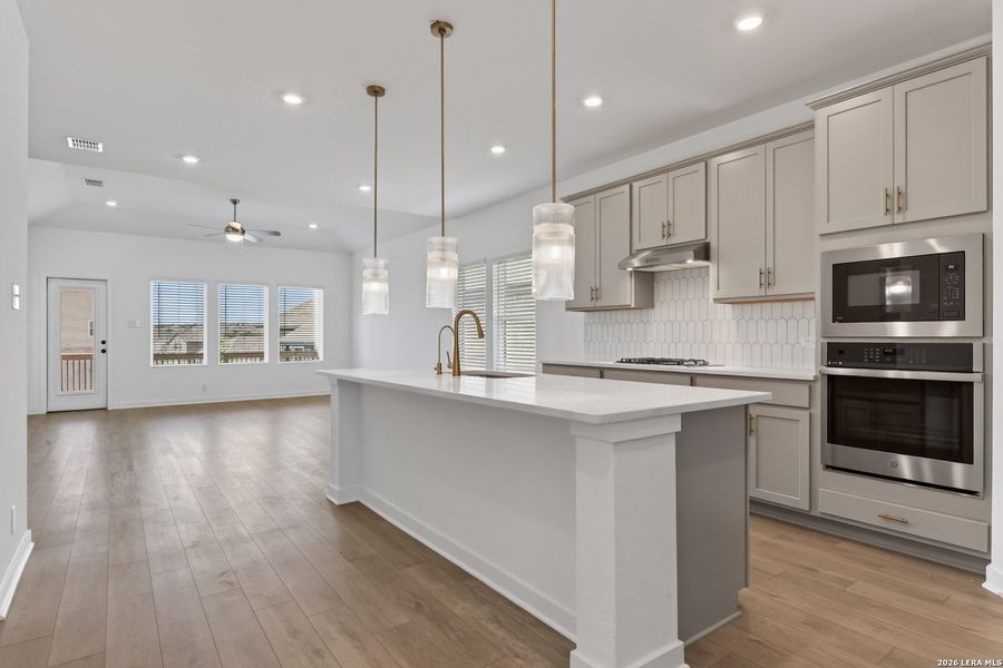 Furnished interior view inside a new home in , San Antonio (Image 4).