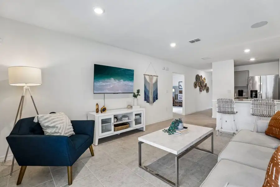 Representative furnished interior of a home built from the Sylvester by Holiday Builders in Citrus Springs, Citrus Springs (Image 8).
