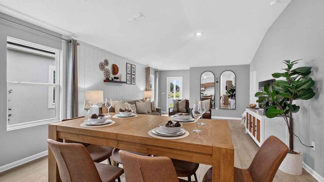 Furnished interior view inside a new home in Bridle Creek, Jacksonville (Image 8).