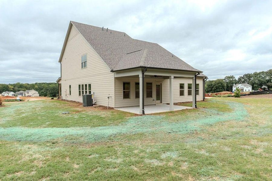Exterior details and patio area of a home in , Hoschton (Image 30).