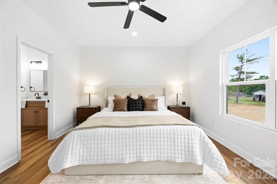 Furnished interior view inside a new home in , Connelly Springs (Image 17).