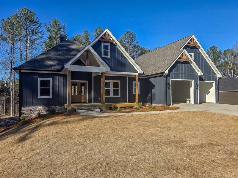 Front exterior of a new home in , Rockmart, GA, highlighting curb appeal (Image 29).