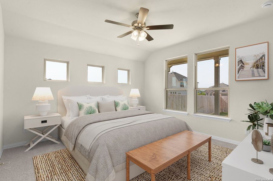 Furnished interior view inside a new home in Prairie Green, Converse (Image 5).