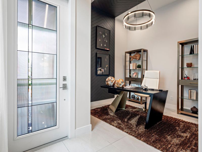 Furnished interior view inside a new home in PGA Village Verano, Port St. Lucie (Image 12).