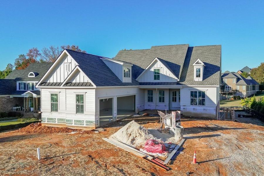 Front exterior of a new home in , Jefferson, GA, highlighting curb appeal (Image 2).