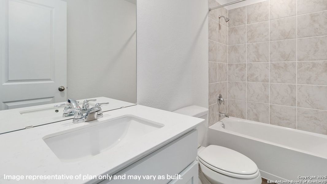 Furnished interior view inside a new home in Lucero, San Antonio (Image 11).