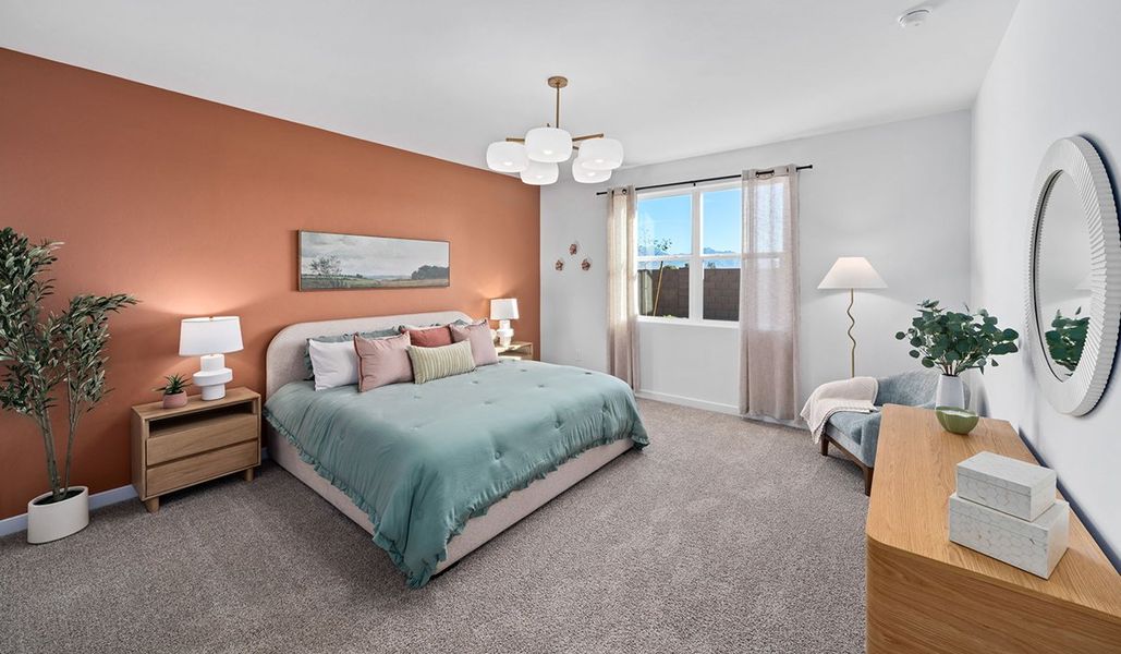 Furnished interior view inside a new home in Entrada Del Toro at Rancho Sahuarita, Sahuarita (Image 15). Furnished interior view inside a new home in Entrada Del Toro at Rancho Sahuarita, Sahuarita (Image 15).