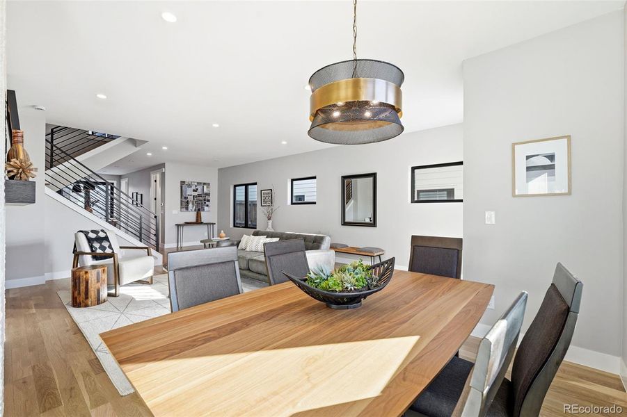 Furnished interior view inside a new home in , Denver (Image 13). Furnished interior view inside a new home in , Denver (Image 13).