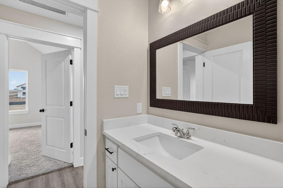 Furnished interior view inside a new home in , Snook (Image 16).